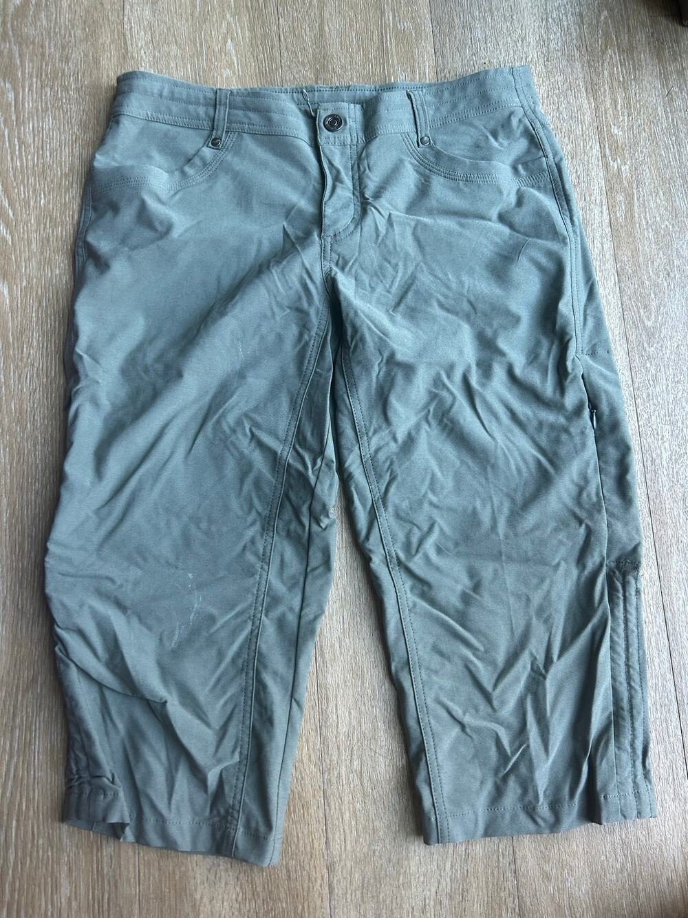 KUHL Trekr Kapri Capri Hiking Gorpcore Travel Outdoor Green utility Stretch